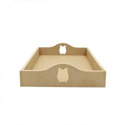 Tava MDF A4 pentru Gatitul Miresei - Tavita Mot - T25 - A4 Blank