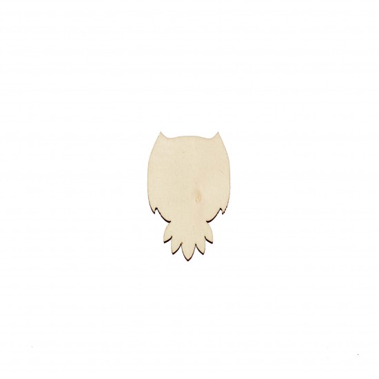 Figurina Bufnita Blank - 49x32 mm