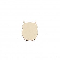 Figurina Bufnita Blank - 49x39 mm