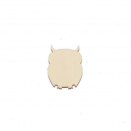 Figurina Bufnita Blank - 49x39 mm