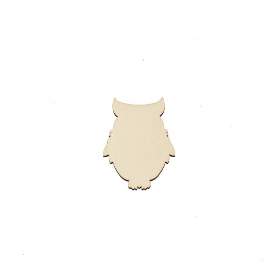 Figurina Bufnita Blank - 49x38 mm