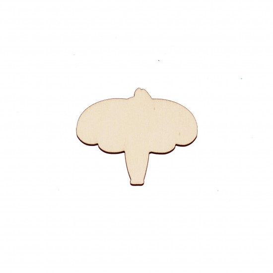 Figurina Cap Elefant Blank - 56x45 mm