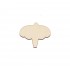 Figurina Cap Elefant Blank - 56x45 mm