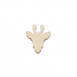 Figurina Cap Girafa Blank - 45x40 mm