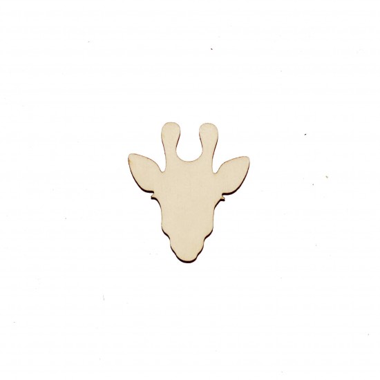 Figurina Cap Girafa Blank - 45x40 mm