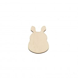 Figurina Cap Hipopotam Blank - 45x35 mm