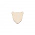 Figurina Cap Leopard Blank - 45x45 mm
