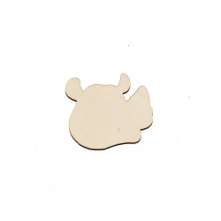 Figurina Cap Rinocer - 50x45 mm
