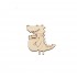 Figurina Crocodil cu Pui - 50x50 mm