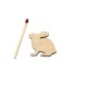 Figurina Iepure din Lemn - I01 - 30x26 mm