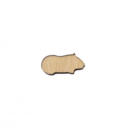 Figurina Soricel din Lemn - S1 - 30x14 mm