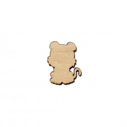 Figurina Tigru din Lemn - T1 - 30x24 mm
