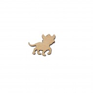 Figurina Tigru din Lemn - T4 - 35x30 mm