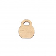 Figurina Greutate din Lemn - G3 - 26X30 mm