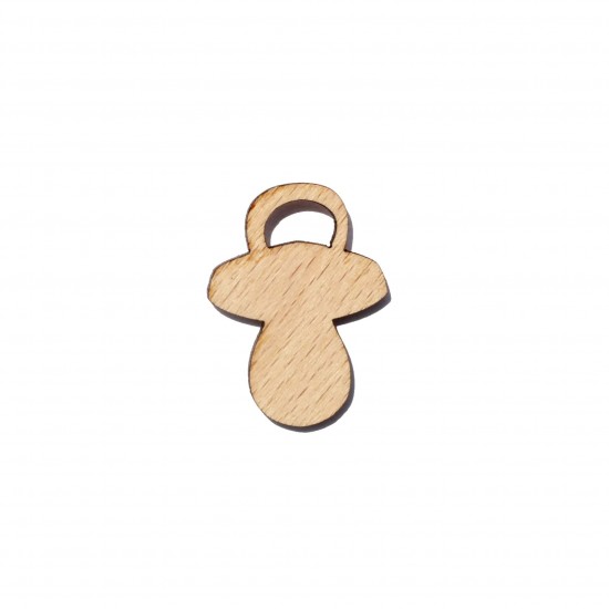 Figurina Suzeta din Lemn - S2 - 35x26 mm