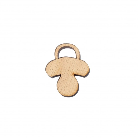 Figurina Suzeta din Lemn - S3 - 35x29 mm