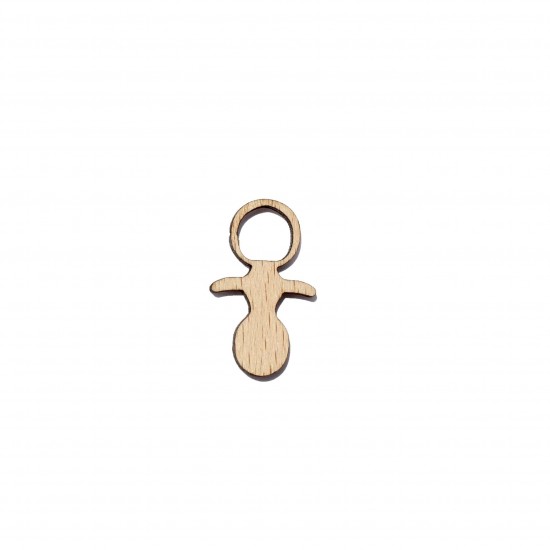 Figurina Suzeta din Lemn - S4 - 30x18 mm