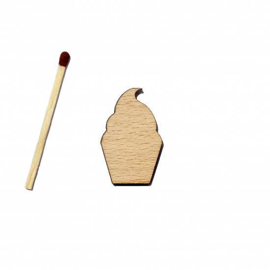 Figurina Briosa din Lemn - B1 - 30x19 mm
