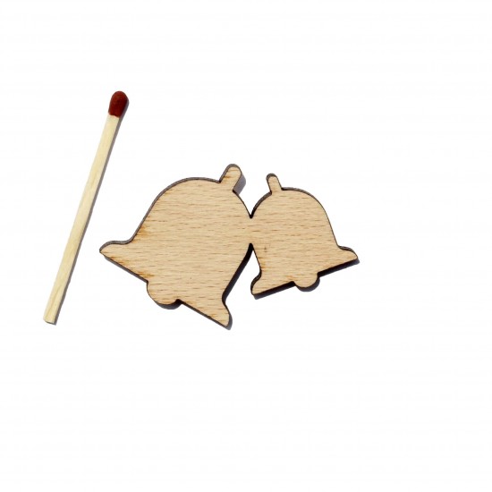 Figurina Clopotei din Lemn - C1 - 48x30 mm