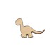 Figurina Dinozaur din Lemn - D10 - 47x30 mm