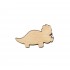Figurina Dinozaur din Lemn - D11 - 50x31 mm