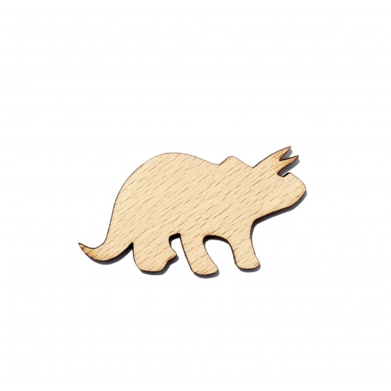 Figurina Dinozaur din Lemn - D12 - 53x30 mm