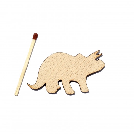 Figurina Dinozaur din Lemn - D12 - 53x30 mm