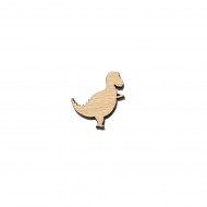 Figurina Dinozaur din Lemn - D02 - 30x29 mm