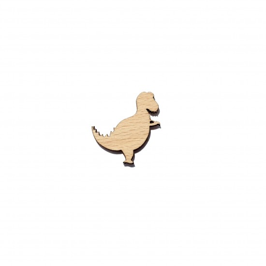 Figurina Dinozaur din Lemn - D02 - 30x29 mm