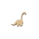 Figurina Dinozaur din Lemn - D04 - 49x47 mm