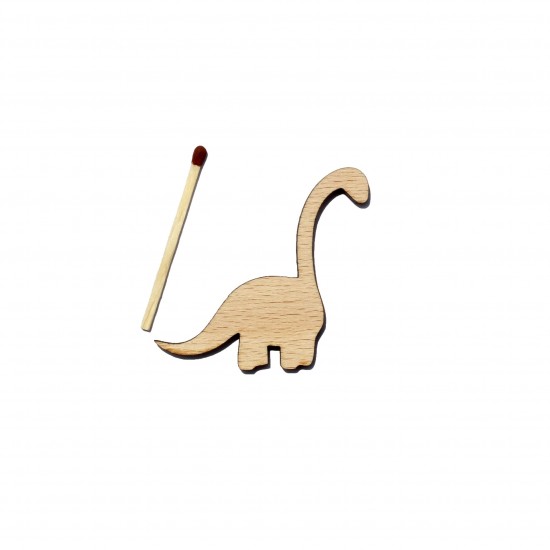 Figurina Dinozaur din Lemn - D04 - 49x47 mm