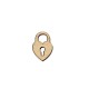Figurina Lacat Inima din Lemn - I13 - 30x21 mm