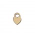 Figurina Lacat Inima din Lemn - I14 - 30x21 mm