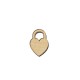 Figurina Lacat Inima din Lemn - I14 - 30x21 mm