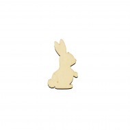 Figurina Iepure din Lemn - I11 - 50x30 mm