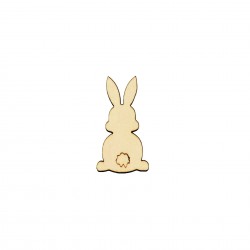 Figurina Iepure din Lemn - I19 - 50x28 mm