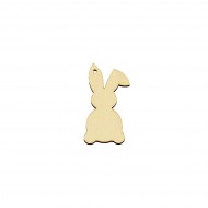 Figurina Iepure din Lemn - I04 - 50x29 mm