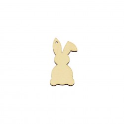 Figurina Iepure din Lemn - I04 - 50x29 mm