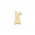 Figurina Iepure din Lemn - I04 - 50x29 mm