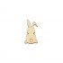Figurina Iepure din Lemn - I07 - 50x28 mm