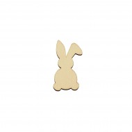 Figurina Iepure din Lemn - I09 - 50x29 mm