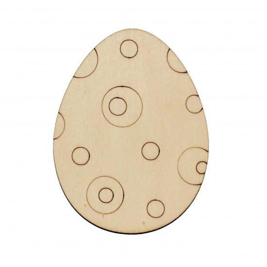 Figurina Ou Blank - Model Cercuri - H10cm - 100x77 mm