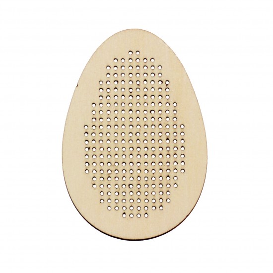 Figurina Tip gherghef - Ou Blank - gauri 1.5mm - H10cm - 100x70 mm