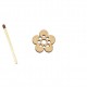 Figurina Floare din Lemn 25x24 mm