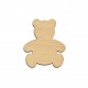 Figurina Ursulet din Lemn - 64x55 mm Figurina Ursulet din Lemn - 64x55 mm