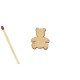 Figurina Ursulet din Lemn - 23x22 mm