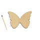 Figurina Fluture din Lemn - 70x50 mm
