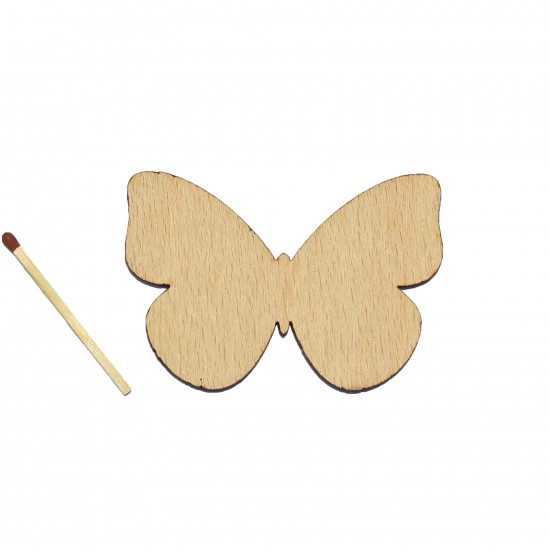 Figurina Fluture din Lemn - 70x49 mm