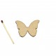 Figurina Fluture din Lemn - 40x29 mm Figurina Fluture din Lemn - 40x29 mm