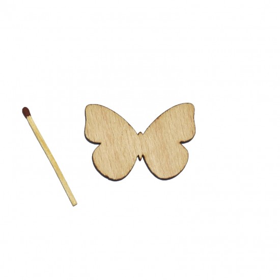 Figurina Fluture din Lemn - 45x31mm Figurina Fluture din Lemn - 45x31mm